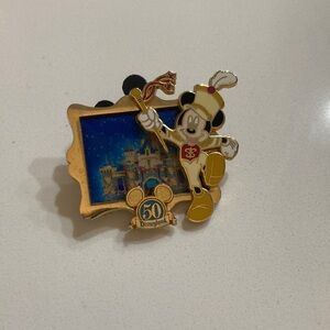 50th Anniversary Mickey Disneyland Pin